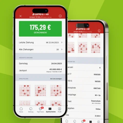 Lottoscheine verwalten