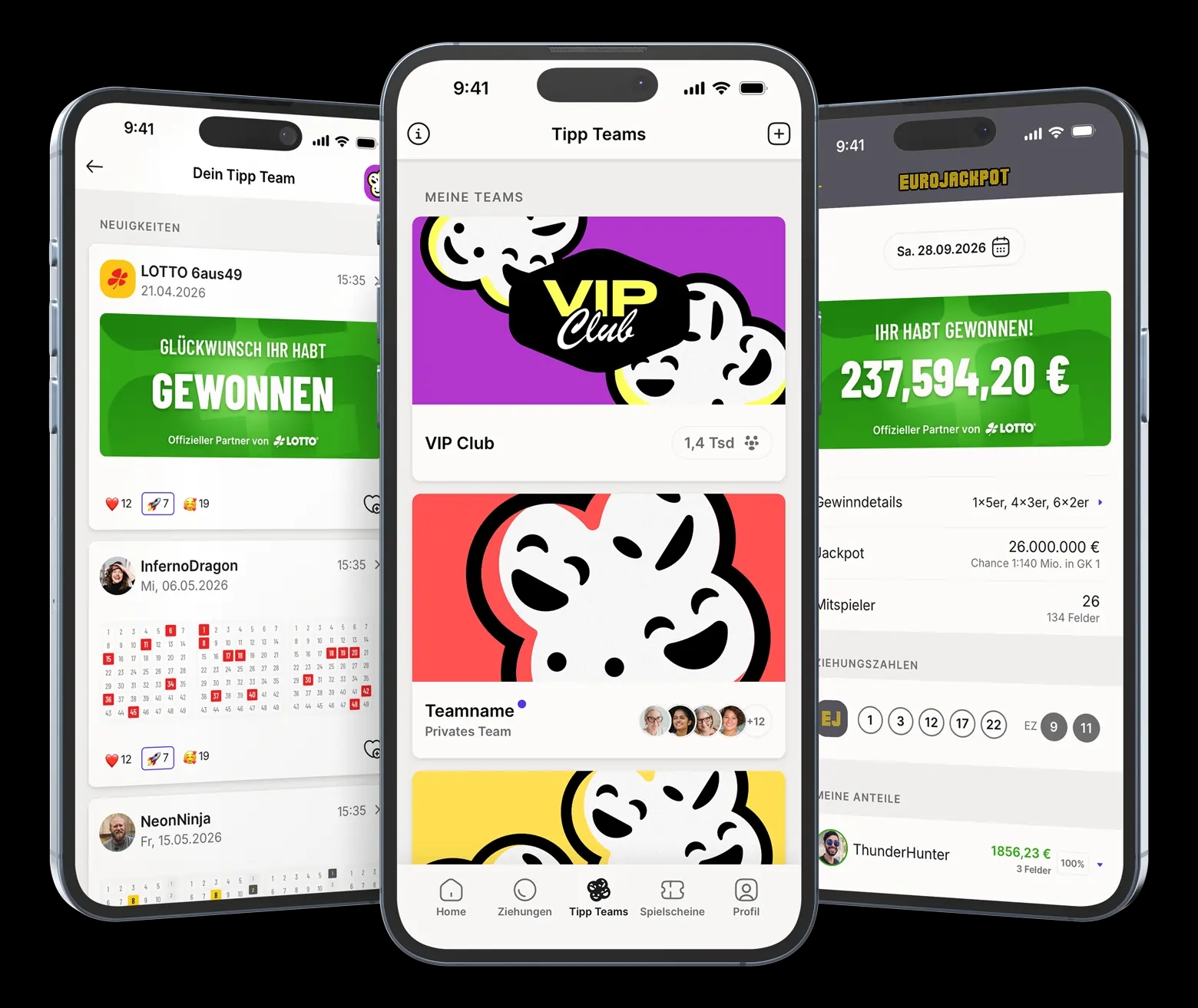 Clever Lotto App Mockup