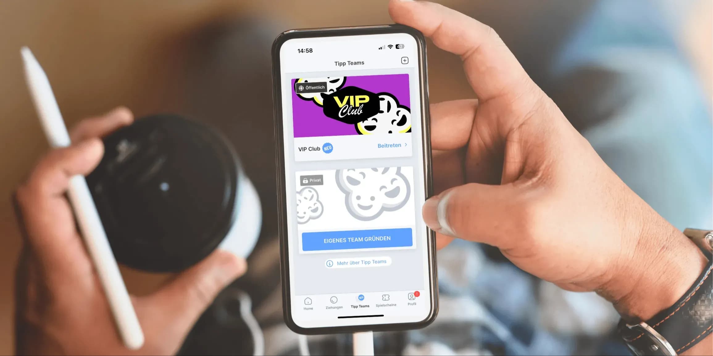 Mit Freunden und Familie tippen - So geht's mit den Tipp Teams von Clever Lotto!
